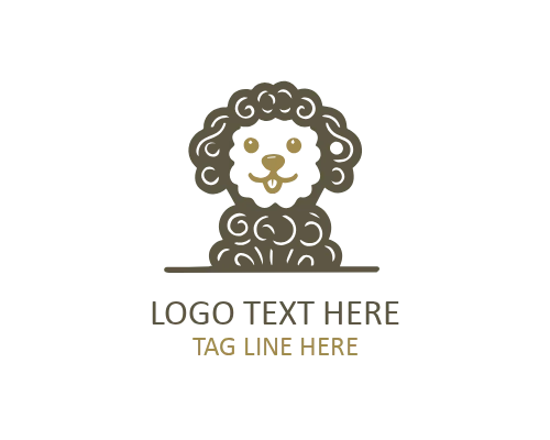  Minimal Cheeky Smiling Puppy Logo for Pet Brands