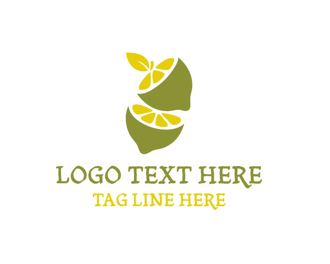Minimal Citrus Fresh Logo