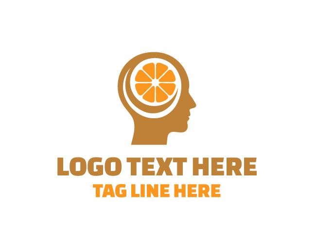  Minimal Citrus Mind Logo