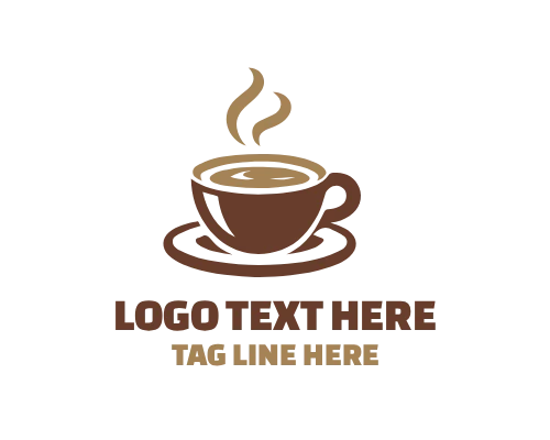 Minimal Coffee Cup Logo