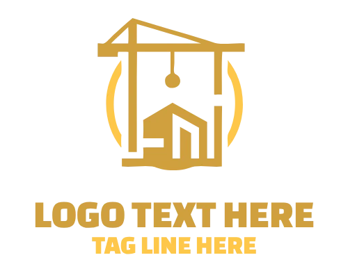 Minimal Crane Logo Design