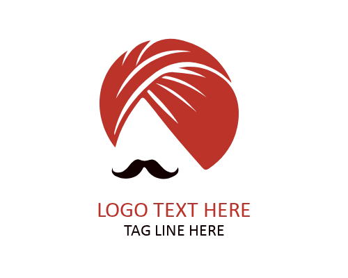 Minimal Cultural Turban Logo for Modern Heritage and Lifestyle Brands