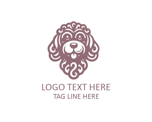 Minimal Cute Puppy Logo for Pet and Animal Brands