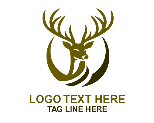 Minimal Deer Logo