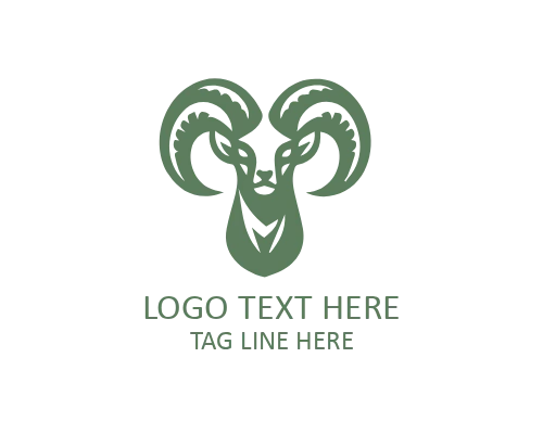 Minimal Deer Silhouette Logo for Nature and Wildlife Brands
