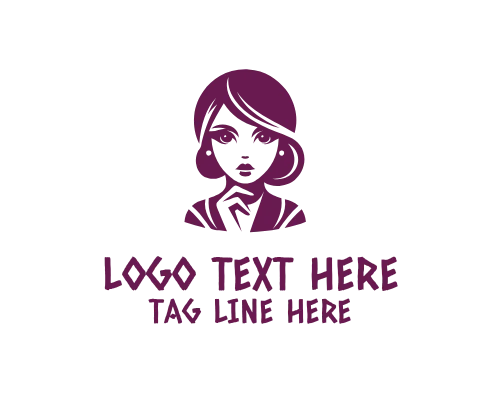 Minimal Doll Face Logo
