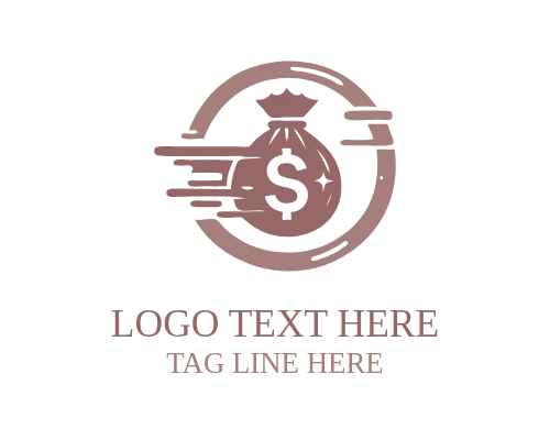 Minimal Dollar Money Logo for Clean Financial Branding