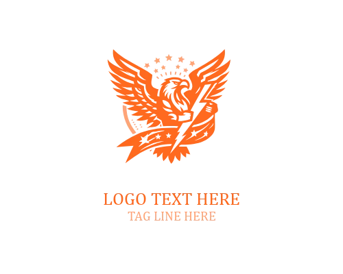 Minimal Eagle Bolt Logo