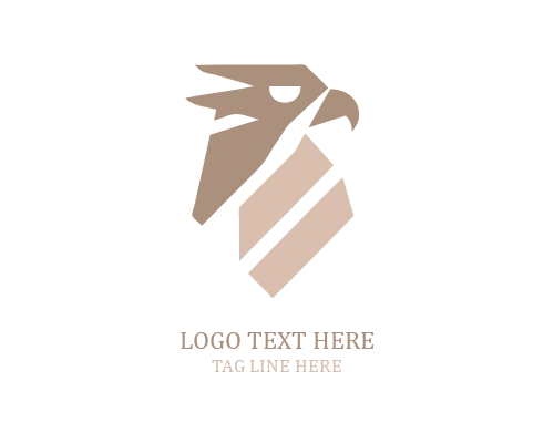 Minimal Eagle Flight Logo