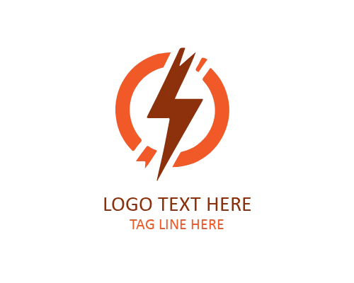 Minimal Electric Icon Logo