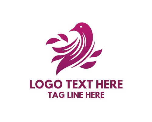 Minimal Elegant Bird Logo