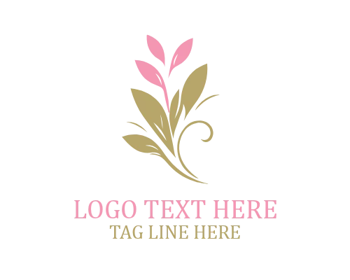 Minimal Elegant Flower Logo