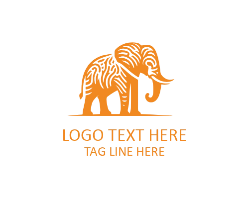 Minimal Elephant Logo for Modern Branding