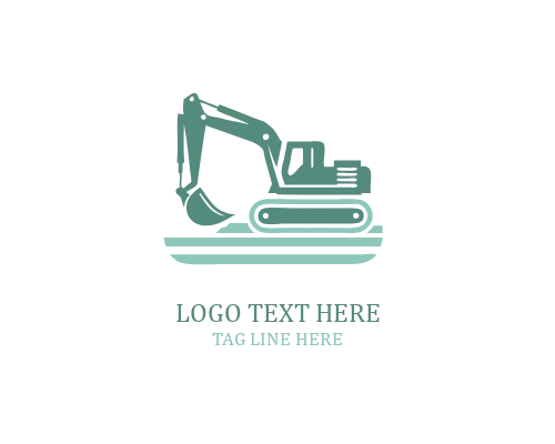 Minimal Excavator Logo
