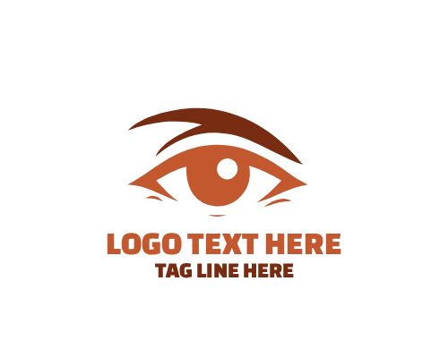 Minimal Eye Icon Logo