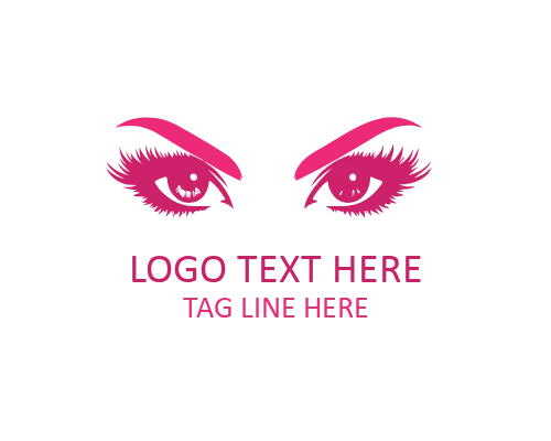  Minimal Eye Lashes Logo for Modern Beauty Brands
