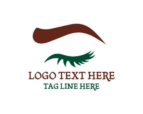Minimal Eyebrow Beauty Logo