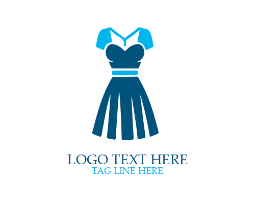 Minimal Fashion Dress Logo