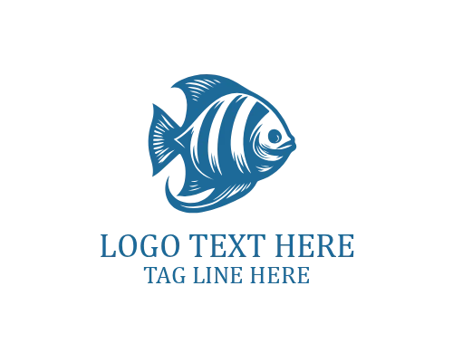 Minimal Fish  Logo