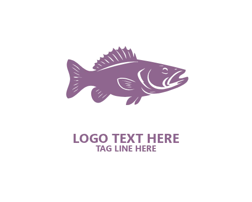 Minimal Fishing Logo