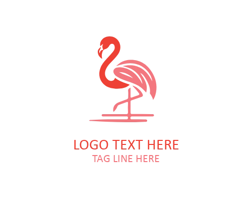 Minimal Flamingo Logo for Modern and Creative Brands