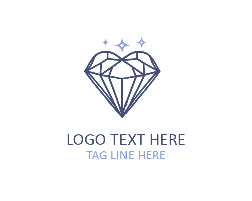 Minimal Flat Diamond Logo for Luxury Branding and Clean Identity