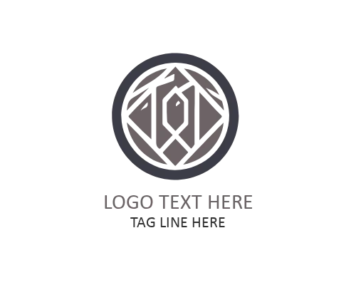 Minimal Flat Stone Logo for Modern Architecture and Branding