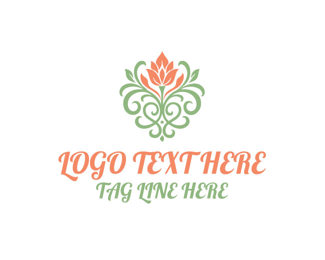 Minimal Floral Elegance Logo