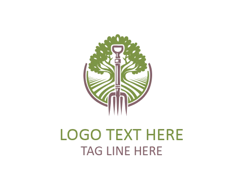 Minimal Gardening Logo for Clean Green Branding and Modern Identity
