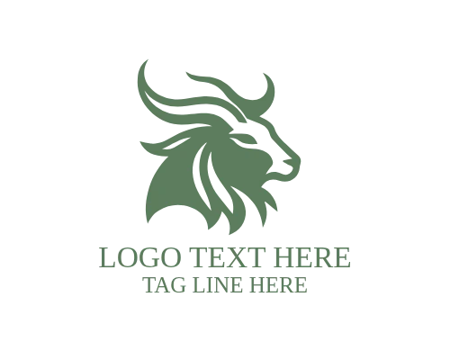 Minimal Geometric Deer Logo for Modern Outdoor and Wildlife Brands