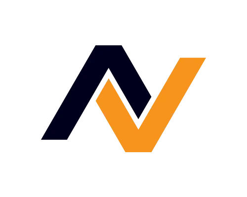 Minimal Geometric Letter N Logo
