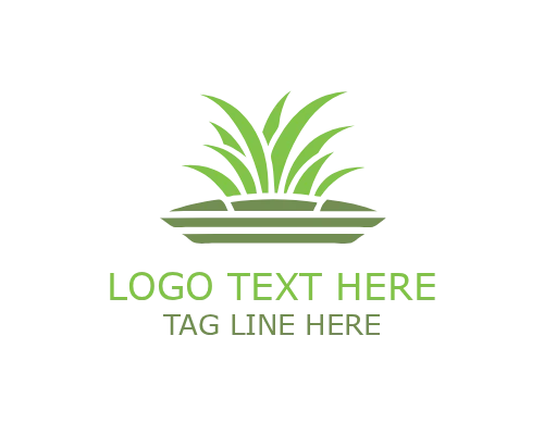 Minimal Grass Field Logo