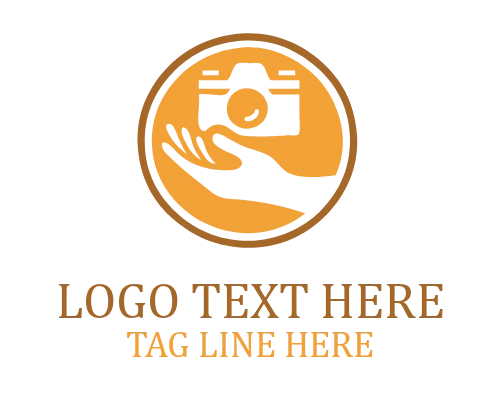 Minimal Hand Camera Logo