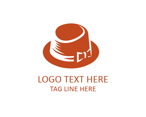 Minimal Hat Outline Logo