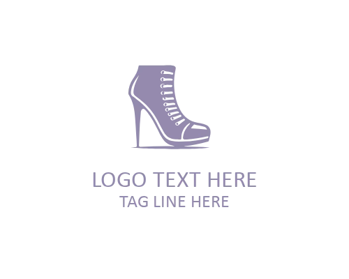 Minimal Heels Fashion Brand Icon