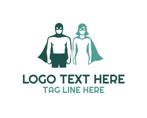 Minimal Hero Icon Logo
