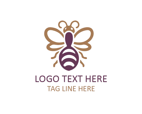 Minimal Honey and Flower Logo for Organic and Eco-Friendly Brands