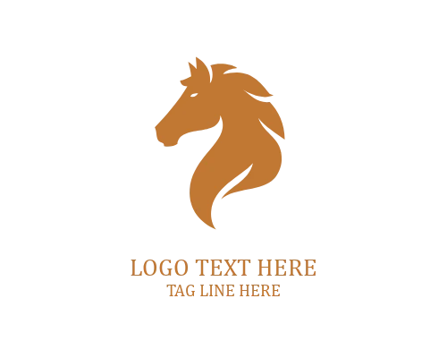 Minimal Horse Icon Logo