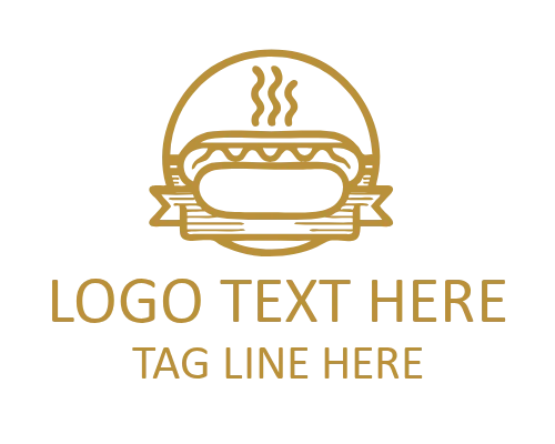 Minimal Burger Logo