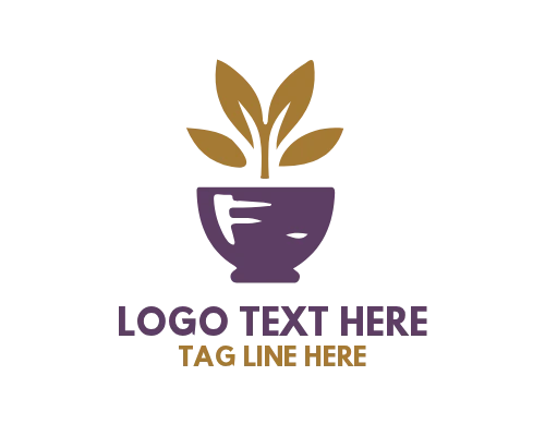 Minimal Houseplant Pot Logo