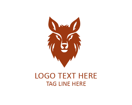 Minimal Howling Wolf Logo for Wildlife and Adventure Brands