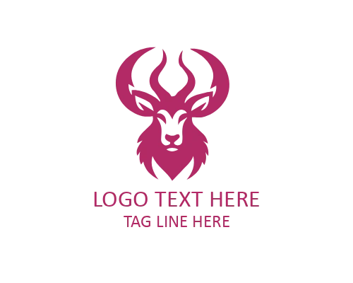 Minimal Ibex Logo for Wildlife and Nature Brands