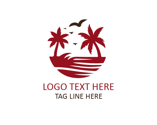  Minimal Infinity Beach Pool Logo for Luxury Resorts and Travel Brands