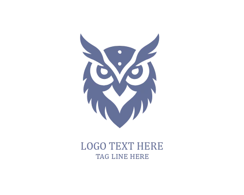 Minimal Insight Owl Logo