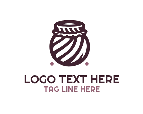 Minimal Jar Pastry Bakery Logo