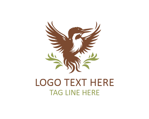  Minimal Kingfisher Logo