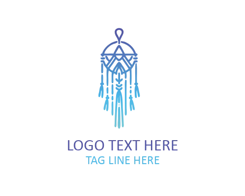 Minimal Knot Macramé Logo