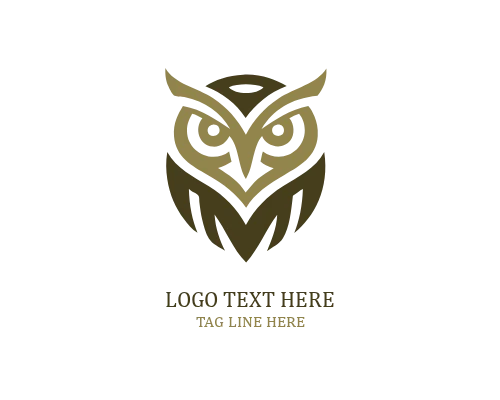 Minimal Knowledge Owl Logo