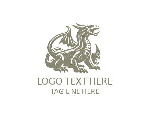 Minimal Komodo Dragon Logo for Modern Brands