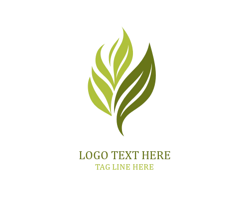 Minimal Leaf Logo